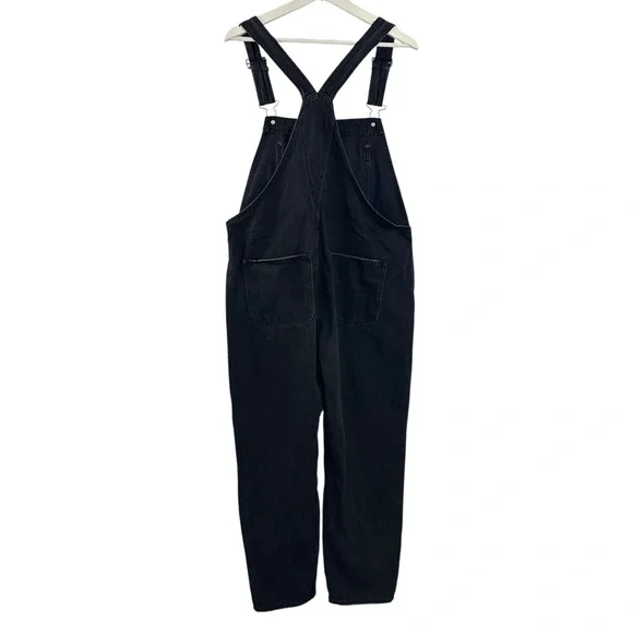 Abercrombie & Fitch Women’s Black Overalls Size L - Picture 2 of 5